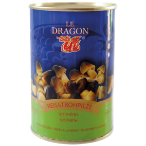 Le Dragon Reisstrohpilze geschält, 425 g Le Dragon Reisstrohpilze geschält, 425 g