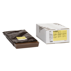 Gianduja D dunkel Haselnuss Tafel, 2 kg Gianduja D dunkel Haselnuss Tafel, 2 kg