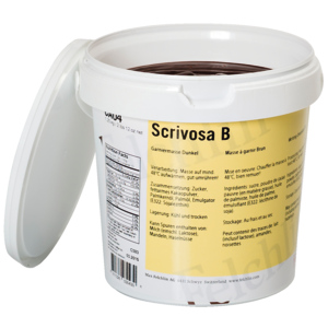 Scrivosa B Garniermasse braun, 1,25 kg Scrivosa B Garniermasse braun, 1,25 kg