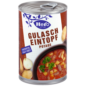 Hero Gulaschsuppe, Karton zu 6 x 415 g Hero Gulaschsuppe, Karton zu 6 x 415 g