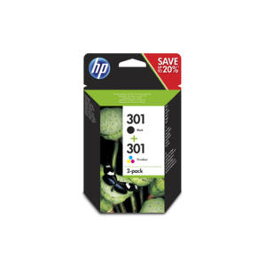 HP Combopack 301 N9J72AE, schwarz, cyan, magenta, gelb HP Combopack 301 N9J72AE, schwarz, cyan, magenta, gelb