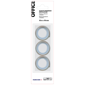 Office Klebefilm 10 m x 19 mm Pack zu 3 Stück