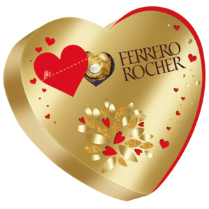 Ferrero Rocher Herz T.10, 125 g