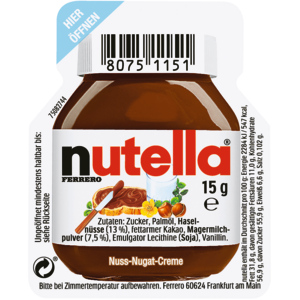 Nutella Portionen, 120 x 15 g Nutella Portionen, 120 x 15 g