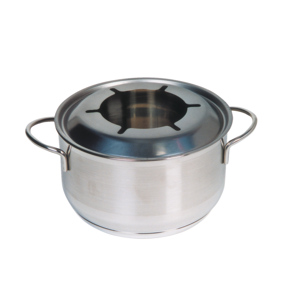 Fleischfondue-Pfanne chrom Ø 19 cm Fleischfondue-Pfanne chrom Ø 19 cm