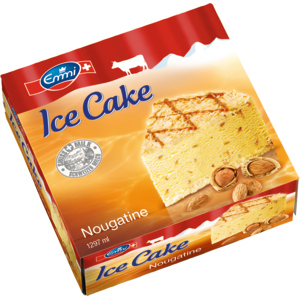 Emmi Ice Cake Nougatine, 4 x 1,29 l