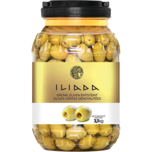 Iliada Oliven grün, entsteint, 3,1 kg