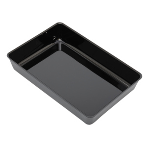 Schale aus Kunststoff 28 x 21 x 7 cm schwarz Schale aus Kunststoff 28 x 21 x 7 cm schwarz