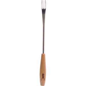 Nouvel Fonduegabel "Hirschkopf", Holzgriff, Pack zu 6 Stück