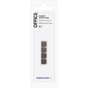 Office Magnete Stahl quadrat extra Stark Pack zu 4 Stück Office Magnete Stahl quadrat extra Stark Pack zu 4 Stück