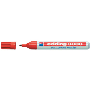 Edding Permanent-Marker 3000 rot Edding Permanent-Marker 3000 rot