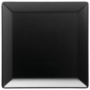 Manhatten Platte, 21 x 21 cm, schwarz matt