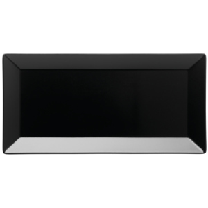 Manhatten Platte, 30 x 15 cm, schwarz matt Manhatten Platte, 30 x 15 cm, schwarz matt