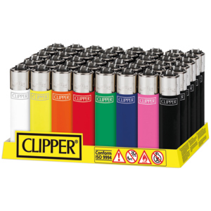 Clipper Feuerzeug Solide Classic Large, Pack zu 48 St Clipper Feuerzeug Solide Classic Large, Pack zu 48 St