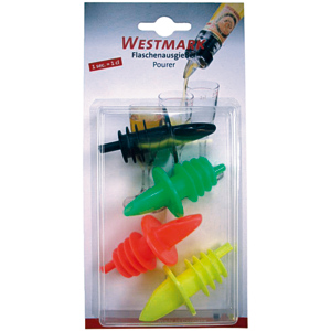 Westmark Ausgiesser Jet-Pour farbig Pack zu 4 Stück