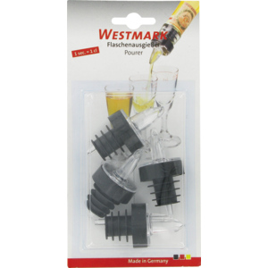 Westmark Ausgiesser Jet-Pour transparent Pack zu 4 Stück Westmark Ausgiesser Jet-Pour transparent Pack zu 4 Stück