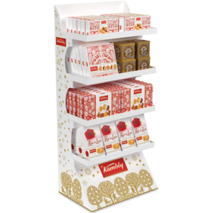 Display Kambly Grossbeutel assortiert, 49 Stück Display Kambly Grossbeutel assortiert, 49 Stück