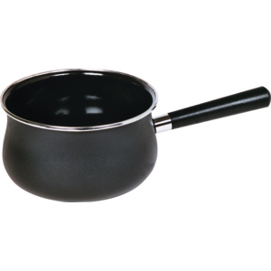 Fondue Bourgi Pfanne emailliert Ø 17,5 cm schwarz