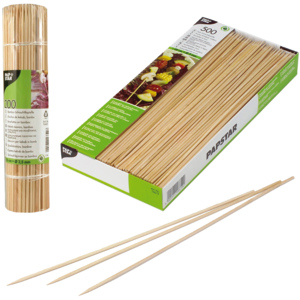 Papstar Bambusspiessli 20 cm, Ø 2,5 mm Pack zu 200 Stück