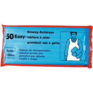 Einwegschürzen weiss, 40 my, 50 St Einwegschürzen weiss, 40 my, 50 St