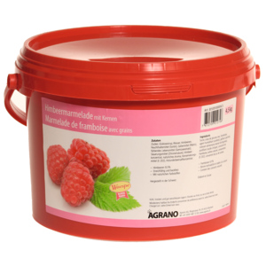 Agrano Himbeermarmelade mit Kernen, 4,5 kg Agrano Himbeermarmelade mit Kernen, 4,5 kg