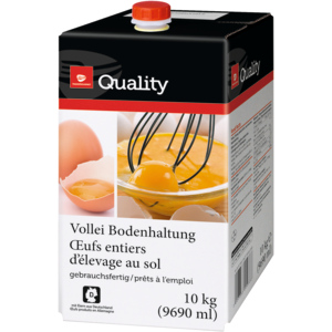 Quality Vollei flüssig Import, Bodenhaltung, pasteurisiert, 10 kg