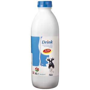 Lovely Milchdrink 2,5%, hochpasteurisiert, 6 x 1 l