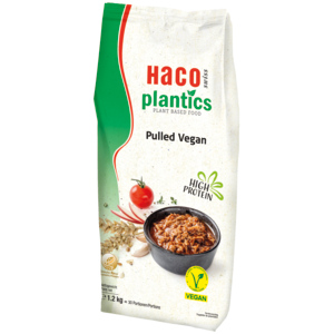 Haco Plantics Pulled vegan, 1,2 kg Haco Plantics Pulled vegan, 1,2 kg