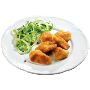 Fredag Chicken Nuggets Premium, vorfrittiert, tiefgekühlt, Brasilien, 20-30 g, 5 x 1 kg