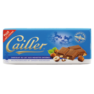 Cailler Lait/noisette, 5 x 100 g