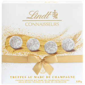 Lindt Connaiseurs Truffes Marc de Champagne, 135 g Lindt Connaiseurs Truffes Marc de Champagne, 135 g