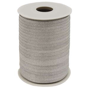 Polyband Glitter silber 10 mm x 150 m