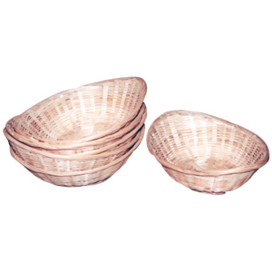 Brotkörbchen Bambus oval 22 x 16 x 7 cm Pack zu 6 Stück Brotkörbchen Bambus oval 22 x 16 x 7 cm Pack zu 6 Stück