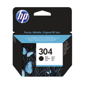 HP Tintenpatrone 304 N9K06AE, 120 Seiten, schwarz HP Tintenpatrone 304 N9K06AE, 120 Seiten, schwarz