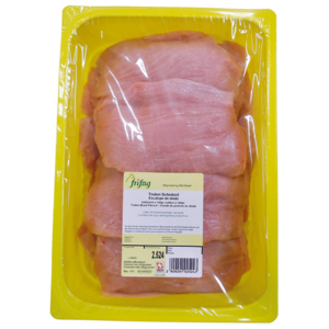 Frifag Truten Brust Schnitzel, ca. 80 g, ca. 1 kg Frifag Truten Brust Schnitzel, ca. 80 g, ca. 1 kg