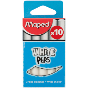Maped Kreide weiss 10 Stück Maped Kreide weiss 10 Stück