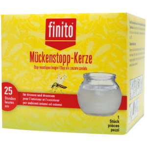 finito Mückenstopp-Kerze, weiss