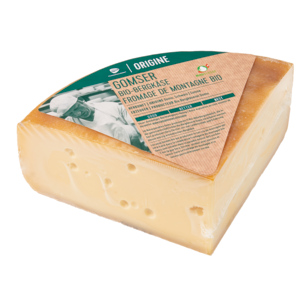 Origine Gomser Bio Bergkäse, 1/4 Laib ca. 1,25 kg Origine Gomser Bio Bergkäse, 1/4 Laib ca. 1,25 kg