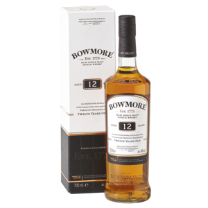 Bowmore old Single Malt Whisky 12 years old 40%, 70 cl