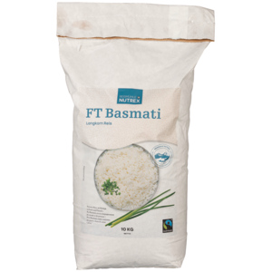 Bio Knospe, Fairtrade, Basmati Reis, 10 kg Bio Knospe, Fairtrade, Basmati Reis, 10 kg