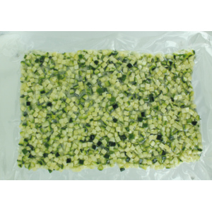 Zucchetti Brunoise, 5 x 5 mm, 3 kg Zucchetti Brunoise, 5 x 5 mm, 3 kg