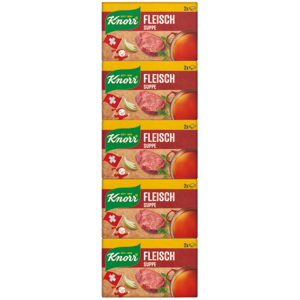 Knorr Fleischsuppe Stange, 5 x 23 g Knorr Fleischsuppe Stange, 5 x 23 g