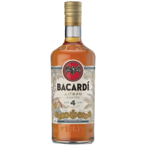 Bacardi Anejo 4 anos Aged Gold Rum 40% Vol., Karton zu 6 Flaschen x 70 cl Bacardi Anejo 4 anos Aged Gold Rum 40% Vol., Karton zu 6 Flaschen x 70 cl