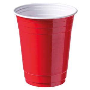 Trinkbecher PS Partycup 4 dl geeicht rot Stange zu 50 Stück Trinkbecher PS Partycup 4 dl geeicht rot Stange zu 50 Stück