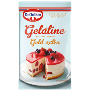 Dr.Oetker Gelatineblätter, 12 Blatt Dr.Oetker Gelatineblätter, 12 Blatt