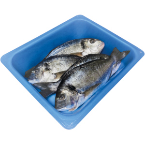 Quality GGAP Goldbrasse, ausgenommen, ca. 300 - 400 g, ca. 1.5 kg Quality GGAP Goldbrasse, ausgenommen, ca. 300 - 400 g, ca. 1.5 kg