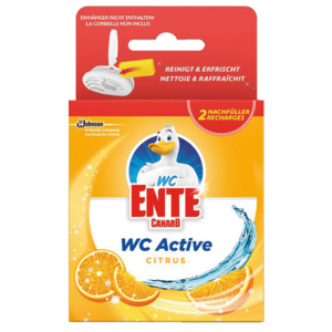 WC-Ente Active Nachfüller Citrus, 2 x 40 g WC-Ente Active Nachfüller Citrus, 2 x 40 g