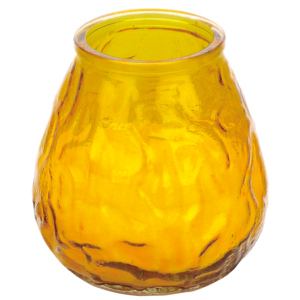 Amerikaglas mit Citronella, gelb