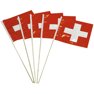 In/Out Plastikfahne Schweiz 20 x 20 cm Pack zu 5 Stück In/Out Plastikfahne Schweiz 20 x 20 cm Pack zu 5 Stück