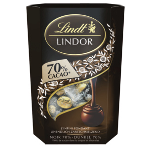 Lindor Noir 70% Cornet, 200 g Lindor Noir 70% Cornet, 200 g
